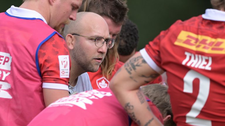 Sean White has been named head coach of the Canadian men’s rugby sevens team through the Paris Olympics. White, a former Canadian international, has served as the team’s interim head coach since November 2022. (CP/HO-Rugby Canada)