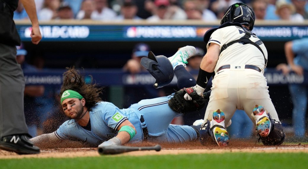 Blue Jays lose to Twins in Game 1 of wild-card series Blue Jays lose to Twins in Game 1 of wild-card series