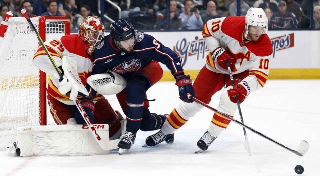 Calgary Flames Unable to Overcome Martin's Dominance, Fall to Blue ...