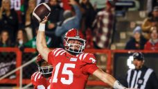 Stampeders keep playoff hopes alive with win over reeling Roughriders