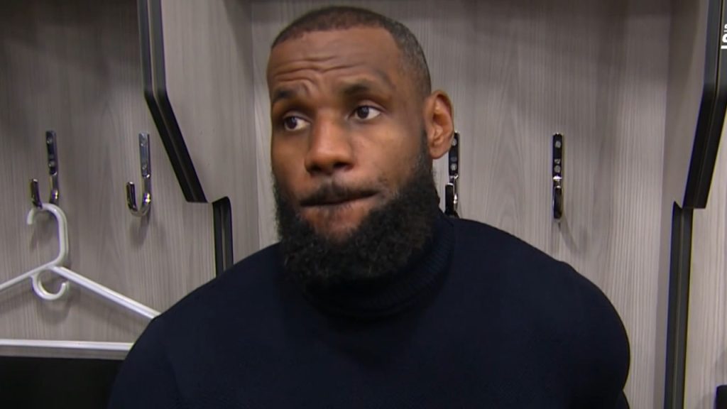 lebron grey hair beard