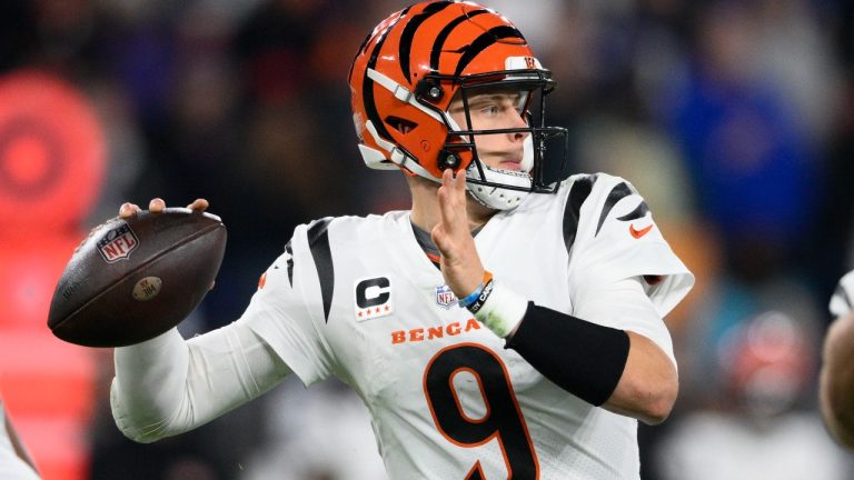 Cincinnati Bengals quarterback Joe Burrow (9). (Nick Wass/AP)