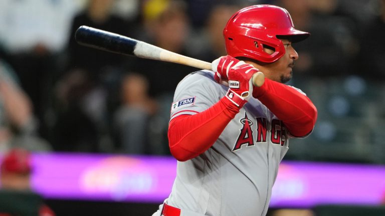 Eduardo Escobar was a member of the Angels in 2023. (AP)