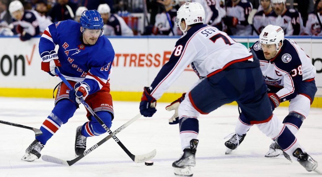 NHL Roundup: Lafreniere's big night helps Rangers rally past Blue Jackets