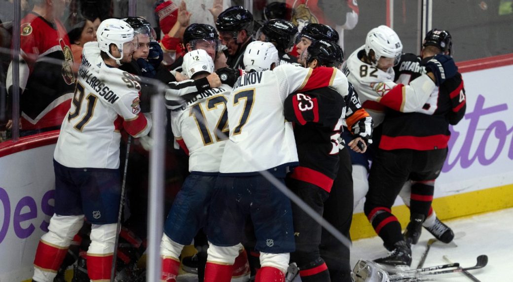 Senators, Panthers combine for 167 penalty minutes in tension-filled game - Sportsnet.ca
