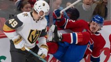 Canadiens’ Xhekaj exits game vs. Golden Knights with upper-body injury