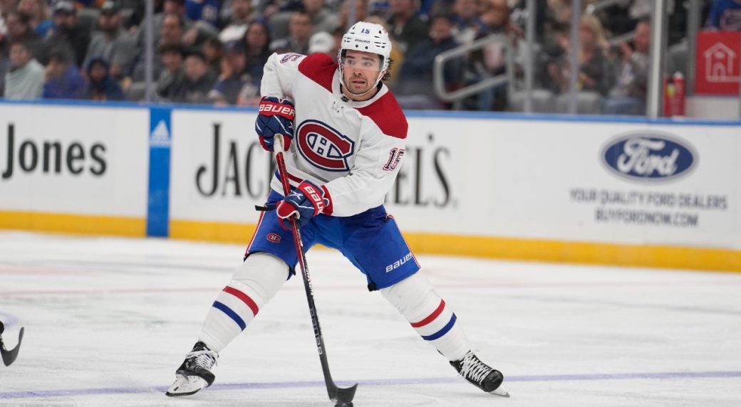 Canadiens’ Newhook skating again after ankle injury