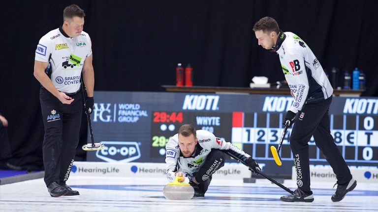 Brendan Bottcher in action at the KIOTI National on Saturday, Nov. 11, 2023, in Pictou County, N.S. (Anil Mungal/GSOC)