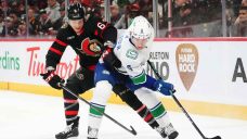 Batherson, Zub score for Senators in loss to streaking Canucks