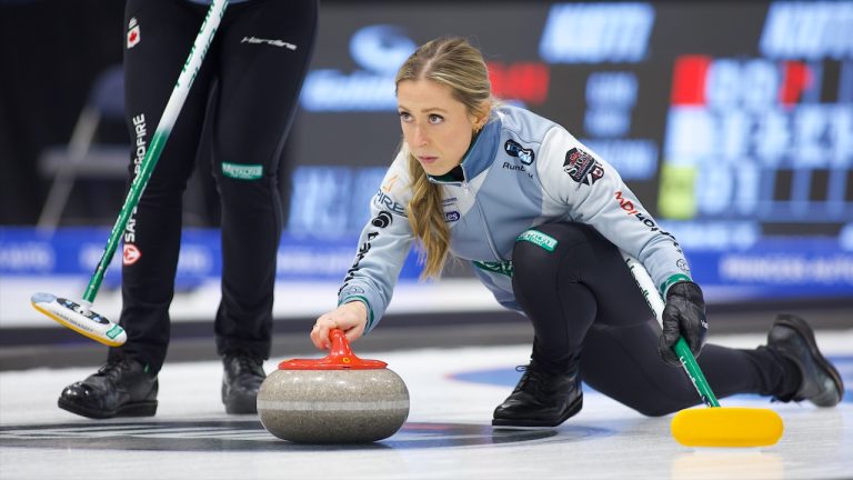 Clancy Grandy in action at the KIOTI National on Wednesday, Nov. 8, 2023, in Pictou County, N.S. (Anil Mungal/GSOC)