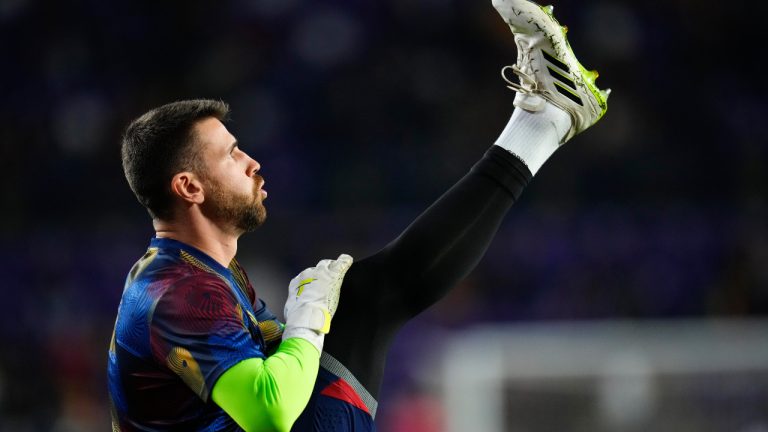 Athletic Bilbao goalkeeper Unai Simon is seen in this file photo from Sunday, Nov. 19 23, 2023. (Manu Fernandez/AP)