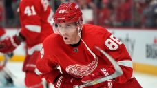 Patrick Kane returns, held pointless in debut with Red Wings