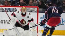 Merzlikins stops 41 shots to lead Blue Jackets over Senators
