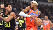 Canada’s Gilgeous-Alexander scores 30 in three quarters as Thunder top Jazz