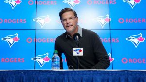 Toronto Blue Jays GM Ross Atkins. (Nathan Denette/THE CANADIAN PRESS)