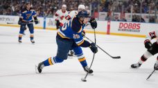 Blues’ Kyrou gets booed after comments about Berube: ‘It’s just tough’