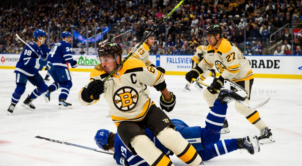 Bruins defeat Maple Leafs in OT with winning goal from Marchand Verve