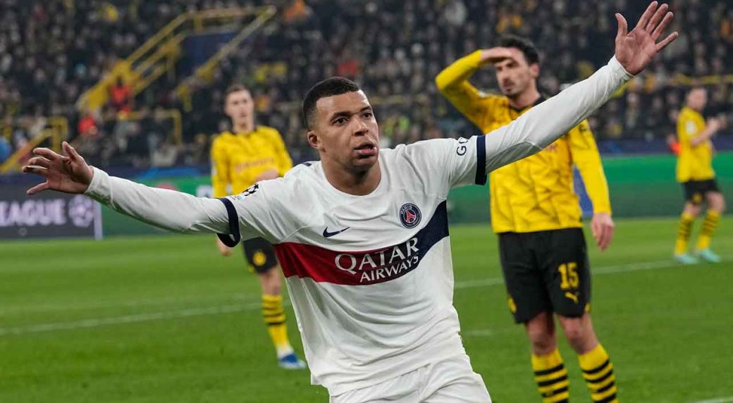 PSG squeezes into Champions League knockout stage with 1-1 draw at Borussia  Dortmund