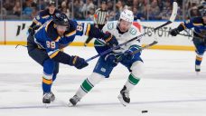 Canucks can’t beat Binnington late, drop first game of road trip to Blues