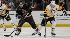 Penguins’ Letang, Malkin combine for delayed-penalty own goal in loss to Coyotes