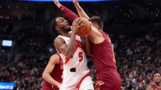 Raptors hold off Cavaliers in Quickley, Barrett debuts