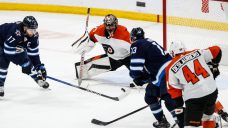 Ersson helps Flyers put an end to Jets’ streak with shutout win