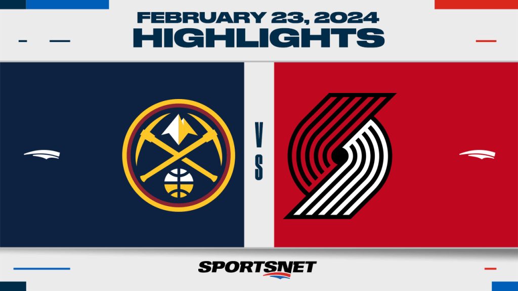 Denver Nuggets Dominate Portland Trail Blazers Jokic Records Triple