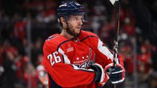 Capitals’ Dowd exits game vs. Devils with upper-body injury