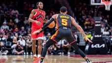 Quickley drains six three-pointers, scores 24 points in Raptors’ win over Hawks