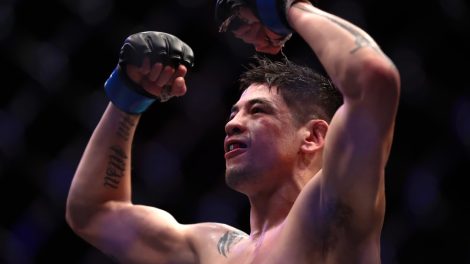 Brandon-Moreno-celebrates-a-victory-in-the-UFC-flyweight-division