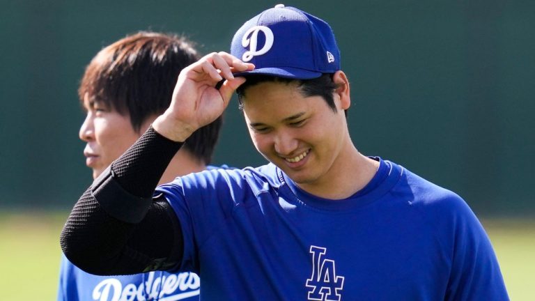 Shohei Ohtani stunned the Dodgers — and many around the world — with his marriage announcement on Thursday. (Ashley Landis/AP Photo)