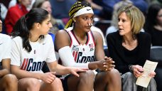 Canada’s Aaliyah Edwards leaves Big East quarterfinals with facial injury