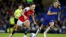 English women’s league game delayed by teams wearing matching socks