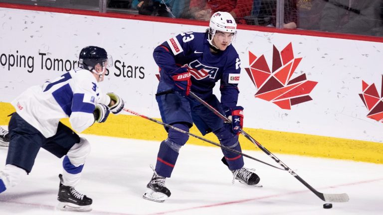 United States defenceman Jack Peart has signed with the Minnesota Wild. (Ron Ward/CP)