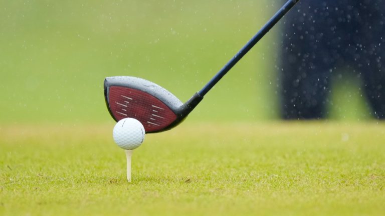 Joey Savoie tied for fourth on Sunday in the first event of the PGA Tour Americas season. (CP/AP, Jon Super)