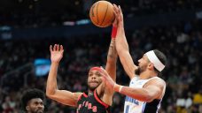 Depleted Raptors overmatched by Magic who are heading in opposite direction