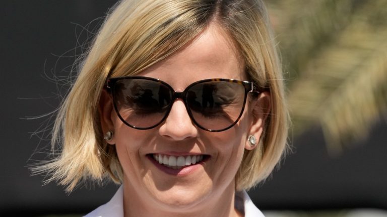 Susie Wolff, current managing director of the F1 Academy. (Frank Augstein/AP)