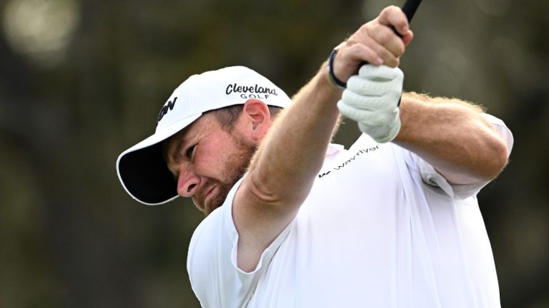 Shane Lowry, of Ireland, tees off on the 11th hole during the first round of the Arnold Palmer Invitational golf tournament, Thursday, March 7, 2024, in Orlando, Fla. (Phelan M. Ebenhack/AP Photo)