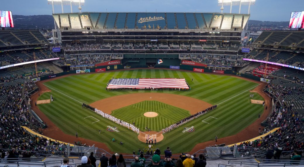 Athletics fans boycott home opener outside stadium in protest of move