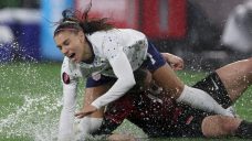 ‘The field is trash’: Canada-U.S. W Gold Cup game goes on despite drenched pitch