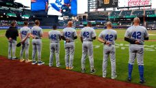 Jackie Robinson remembered around MLB on 77th anniversary of him breaking baseball’s colour barrier