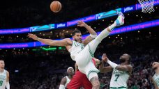 Celtics’ Jayson Tatum okay after collision late in win over Heat