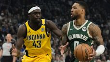 Damian Lillard’s record-setting first half leads Bucks over Pacers in Game 1
