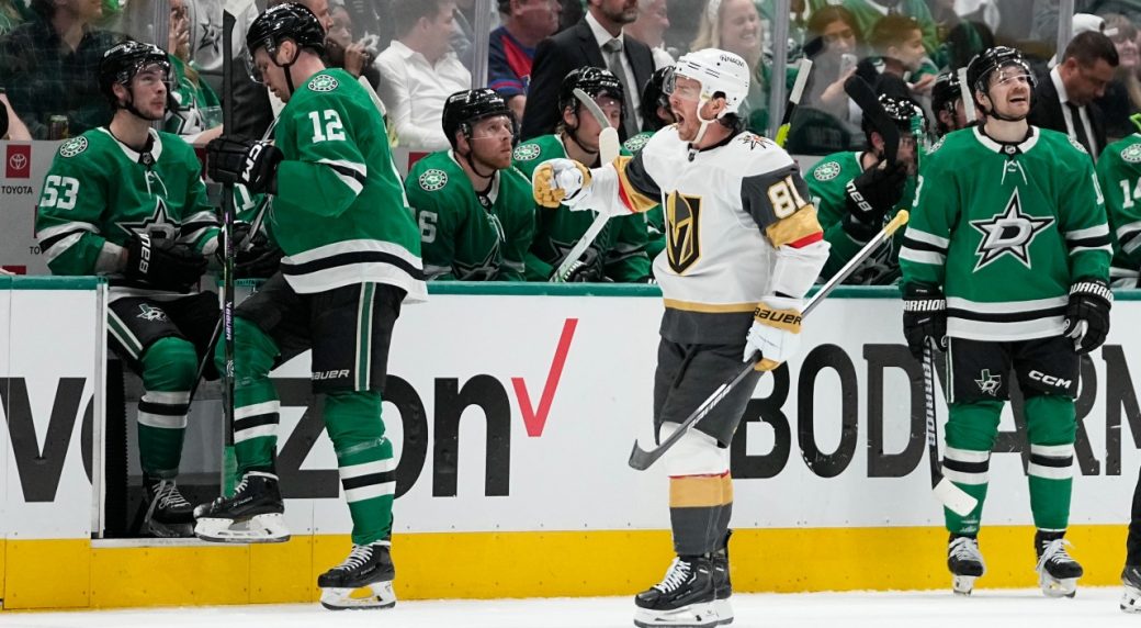 Playoff Takeaways: Top-seeded Stars in a heap of trouble after Game 2 loss to Golden Knights