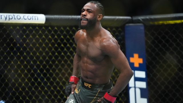 Aljamain-Sterling-seen-before-his-bantamweight-title-bout-against-Henry-Cejudo-at-UFC-288