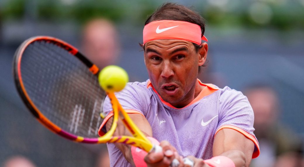 Nadal cruises to win over American teenager in first round of Madrid Open