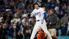 Ohtani hits first home run for Dodgers, who beat Giants for three-game sweep