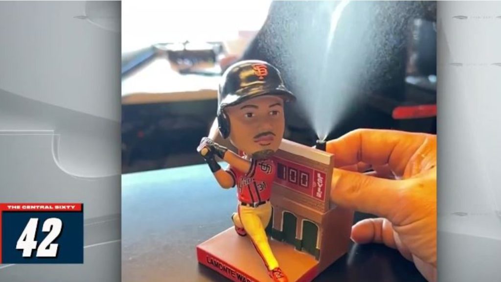Giants revolutionize the bobblehead game, with 100th splash hit model