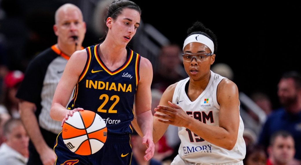 Fever’s Caitlin Clark gets off to a slow start in home debut, but fans are into it