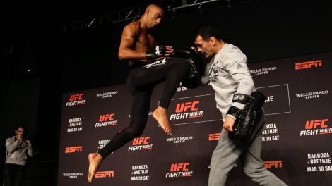 UFC-fighter-Edson-Barboza-seen-here-working-out-and-throwing-a-flying-knee
